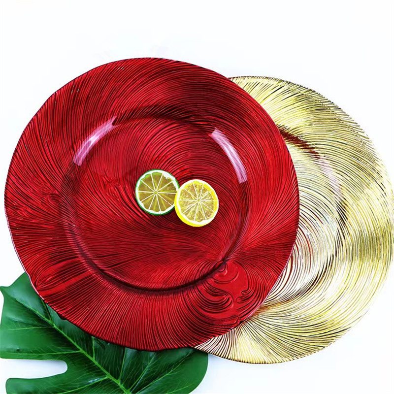 Wholesale Glass Charger Plate PZ-027 - Image 2